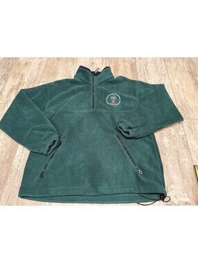 Tri-Mountain M Green Fleece 2003 Volunteer Outdoor Pullover